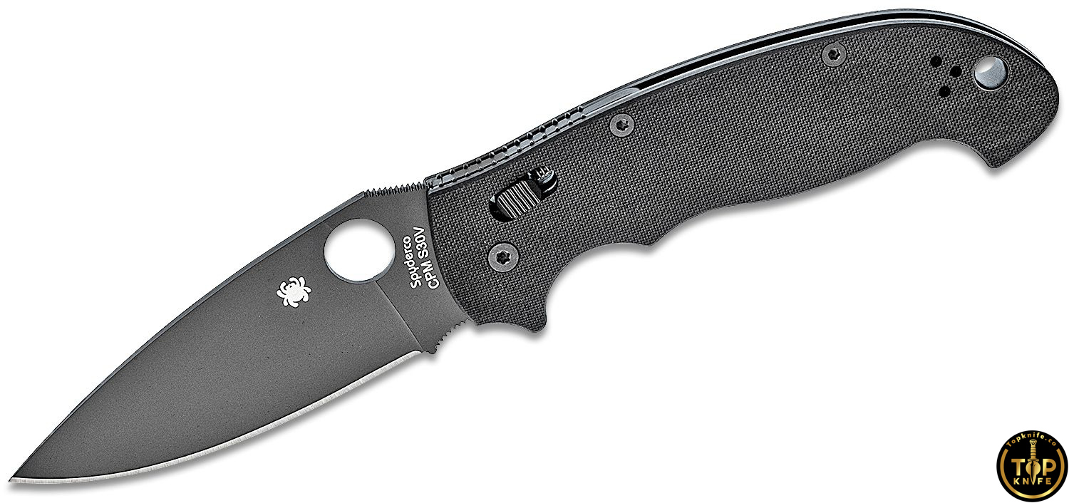 spyderco-Manix-2-XL-Black