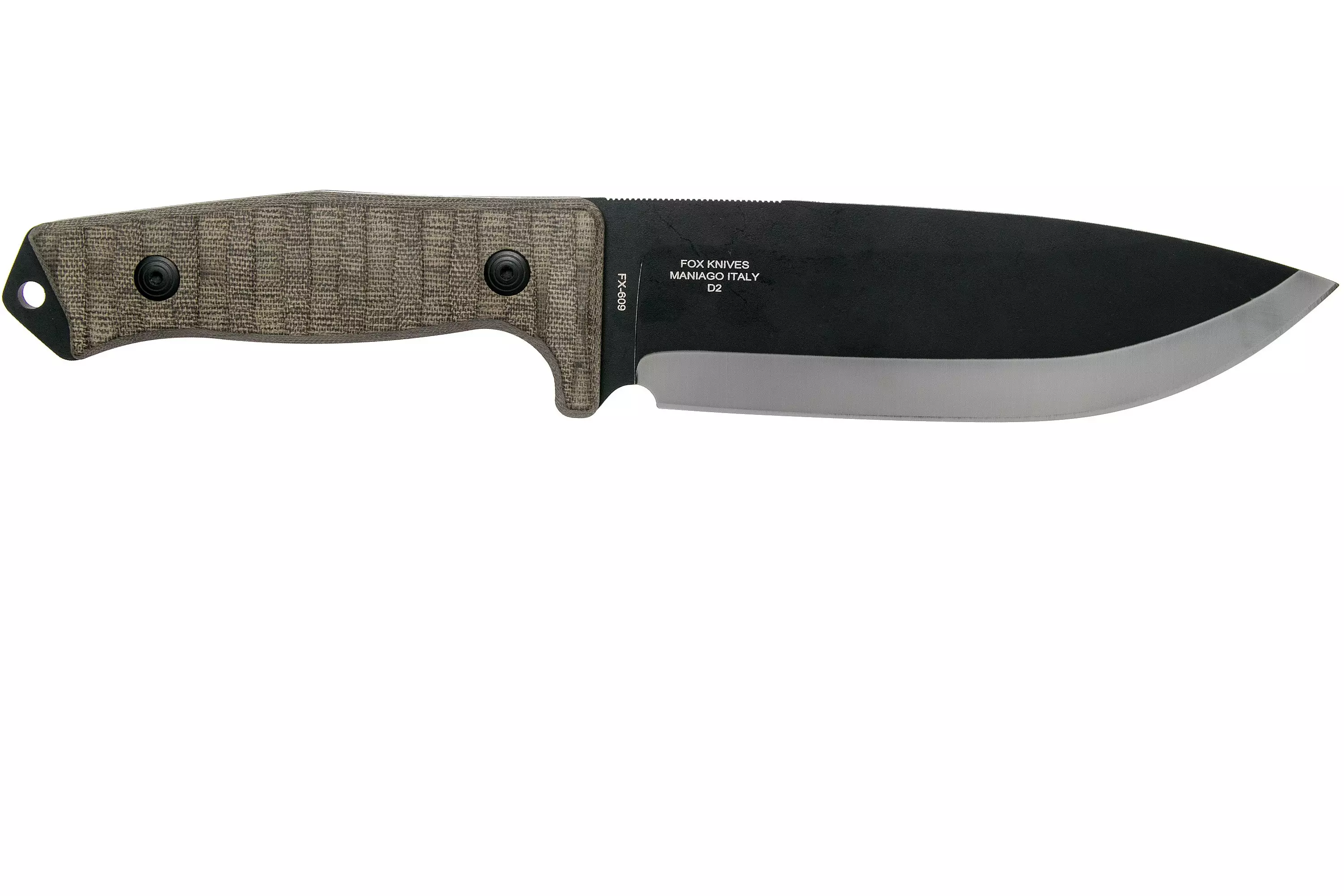 تاپ نایف چاقو شکاری فاکس مدل Fox Bushman FX-609 OD outdoor knife