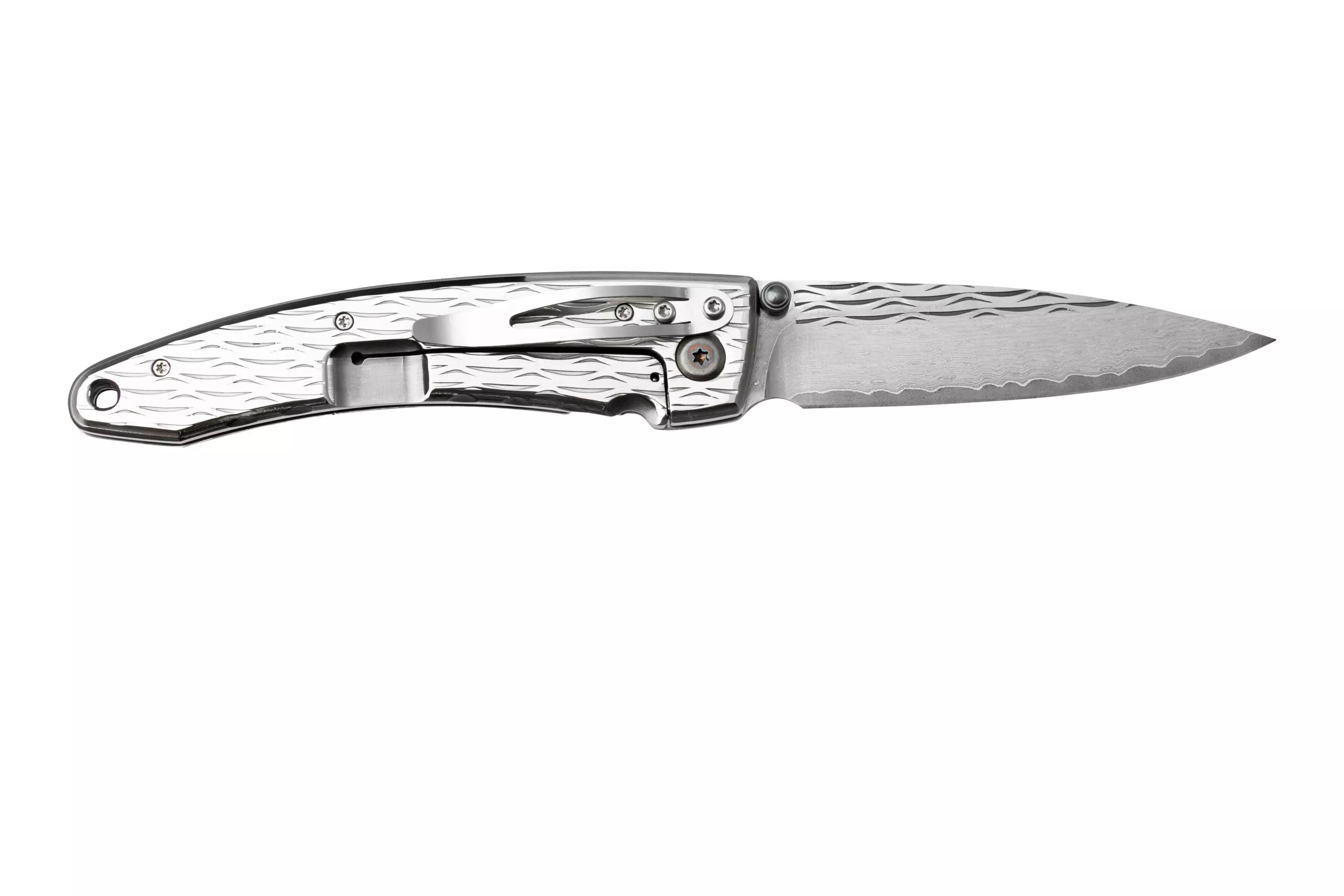 تاپ نایف چاقو کلکسیونی مکاستا مدل Mcusta Nami Damascus MC-0112D