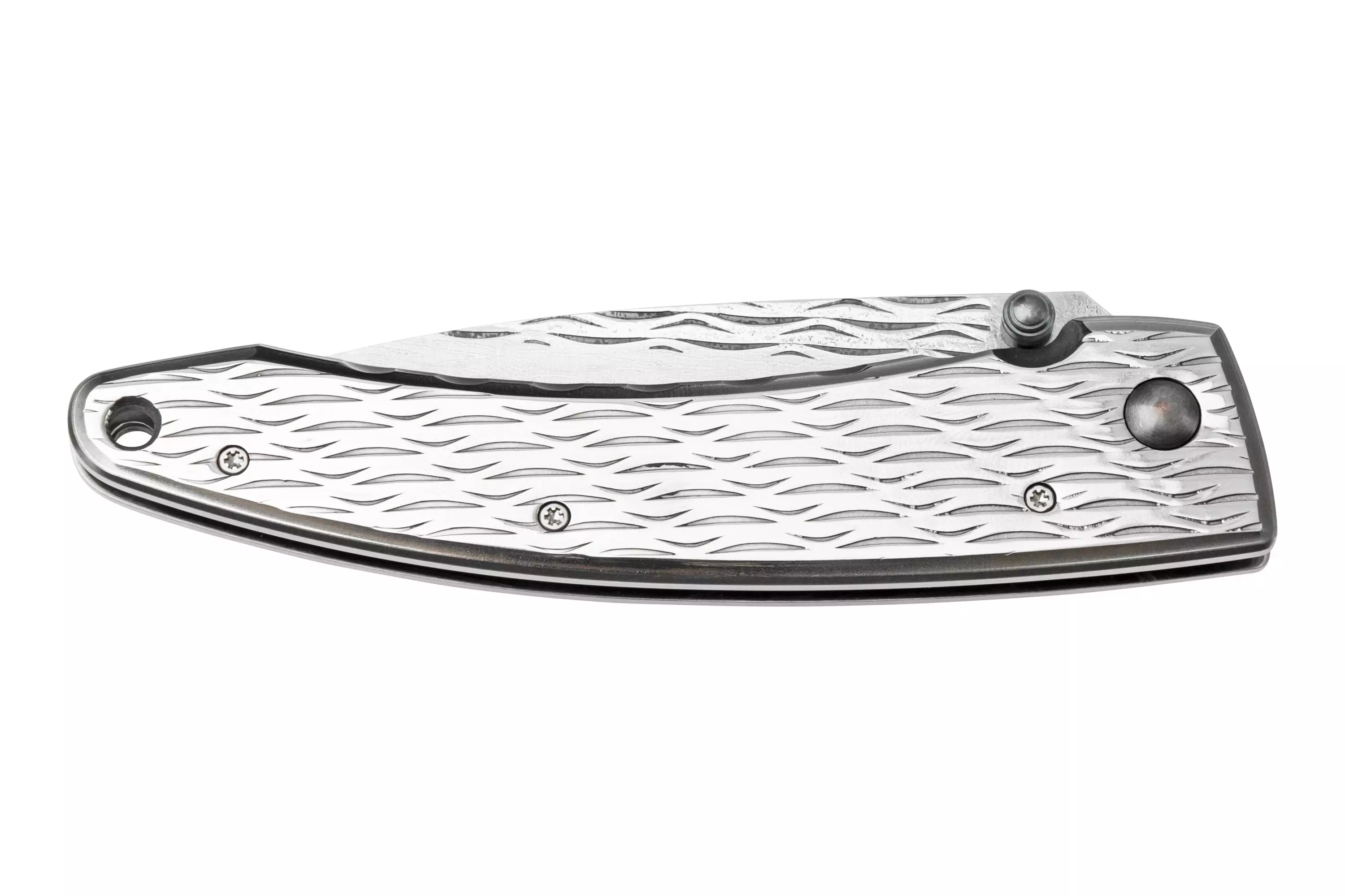 تاپ نایف چاقو کلکسیونی مکاستا مدل Mcusta Nami Damascus MC-0112D