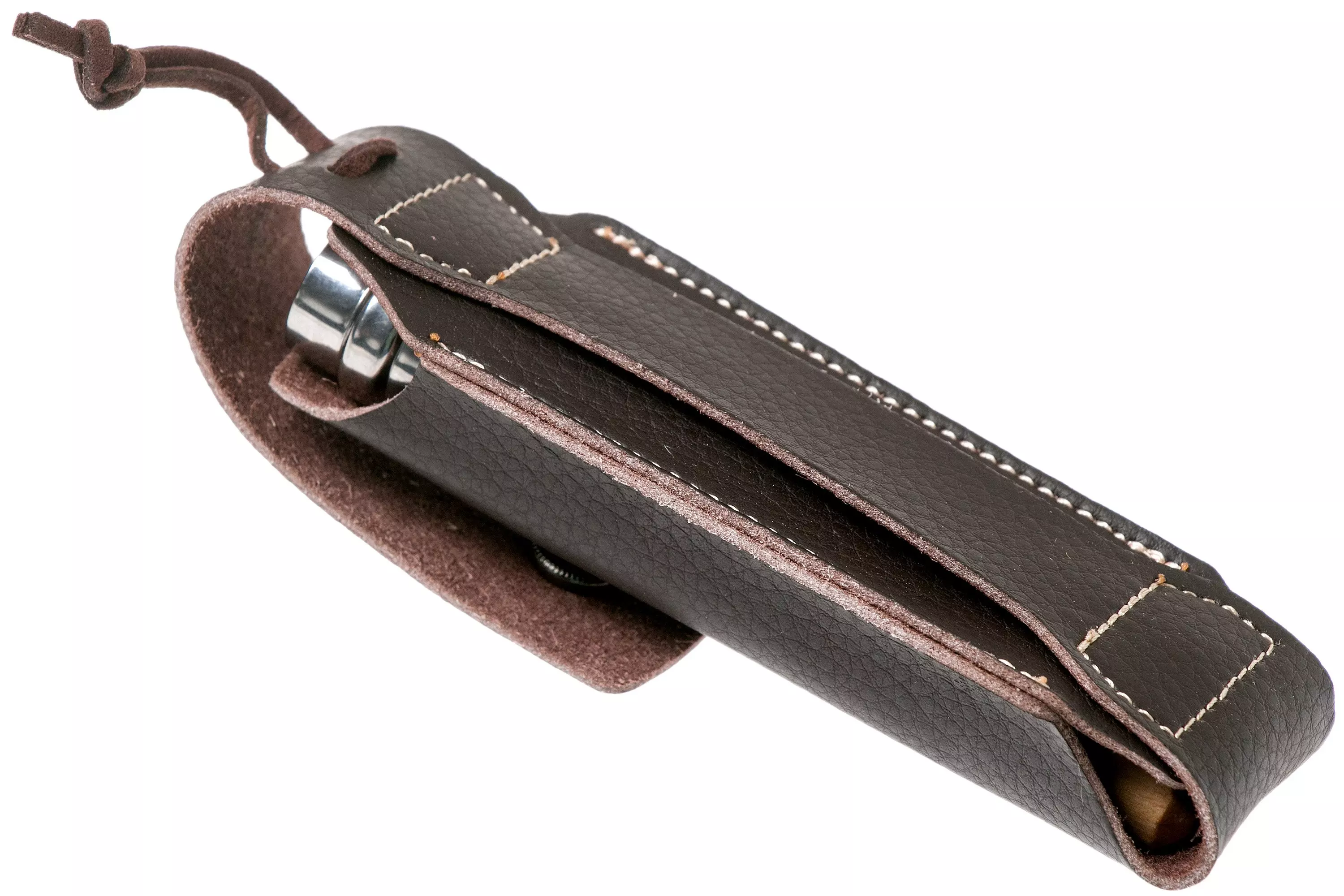 تاپ نایف چاقو تاشو اوپینل شماره 8 با غلاف چرمی مدل Opinel knife No. 8 Classic,leather sheath