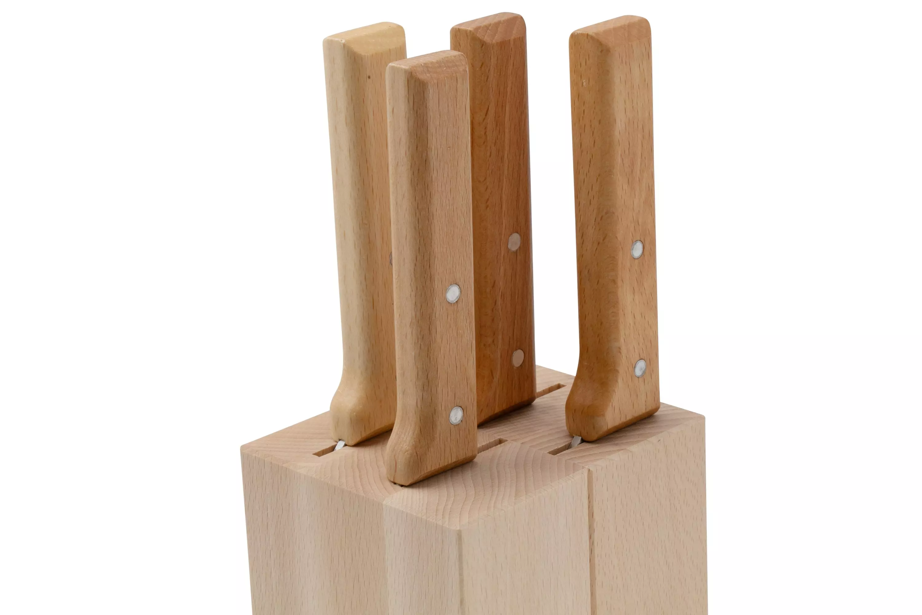 تاپ نایف ست 5 تکه چاقوهای سرآشپز اوپینل مدل Opinel Parallèle 2403, 5-piece set of carving knives incl. block