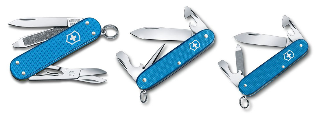 تاپ نایف ست لیمیتد ادیشن ویکتورینوکس مدل Swiss-Army-Alox-Aqua-Blue-Limited-Edition-2020